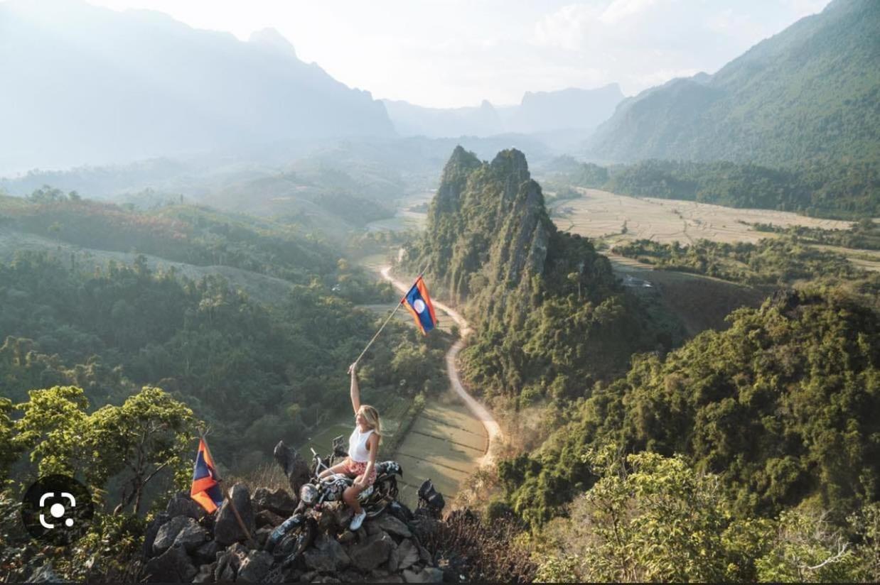 Vang Vieng Victory Hostel Екстериор снимка