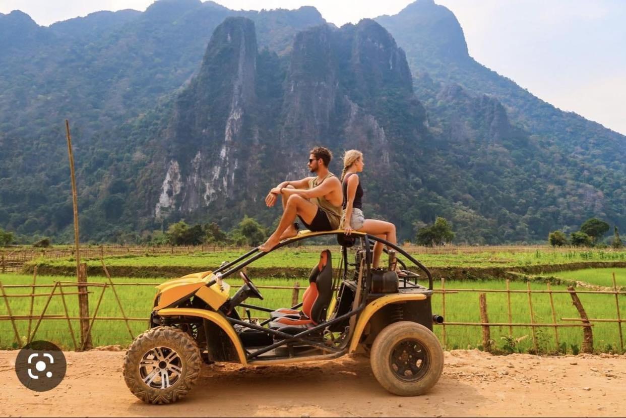 Vang Vieng Victory Hostel Екстериор снимка