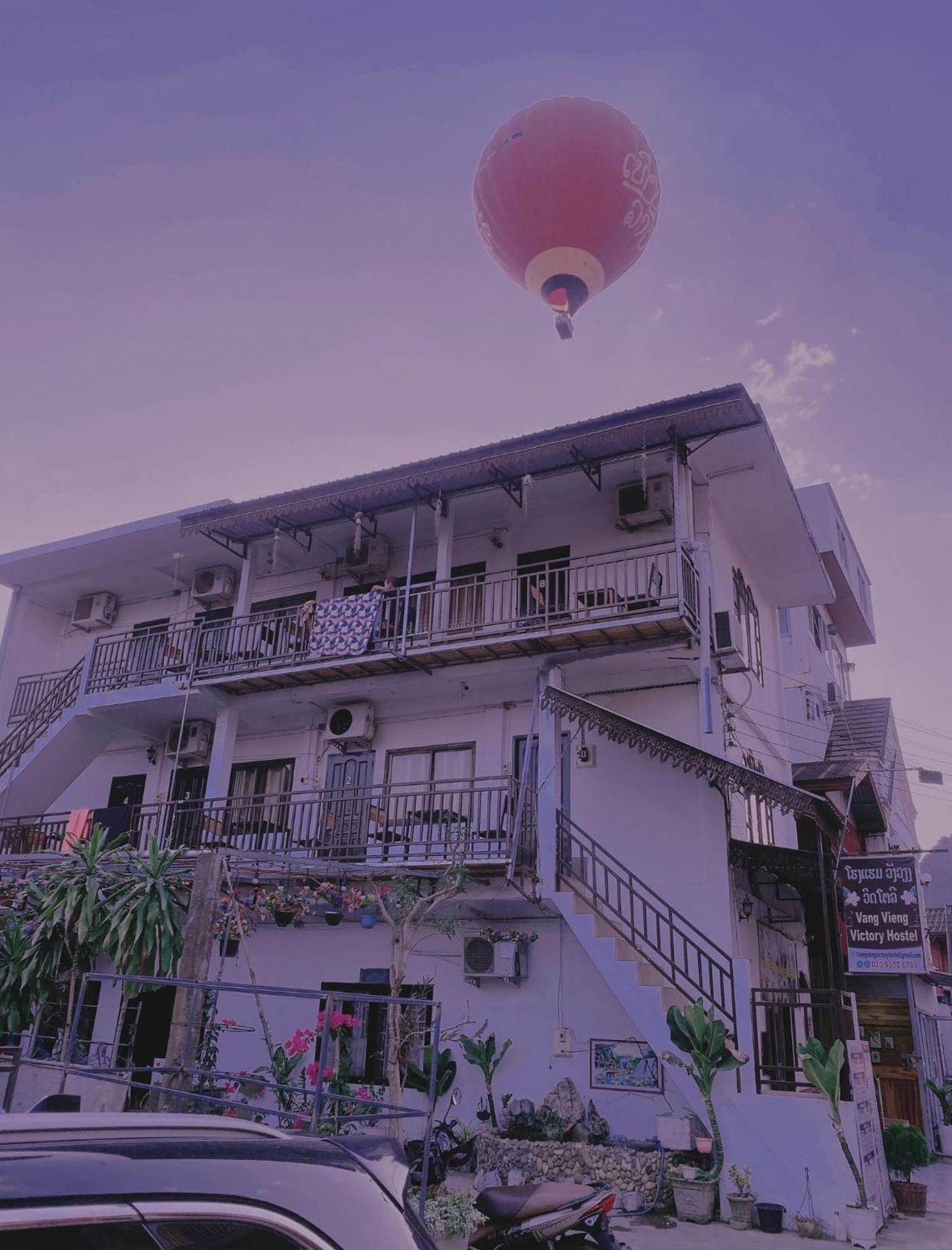 Vang Vieng Victory Hostel Екстериор снимка